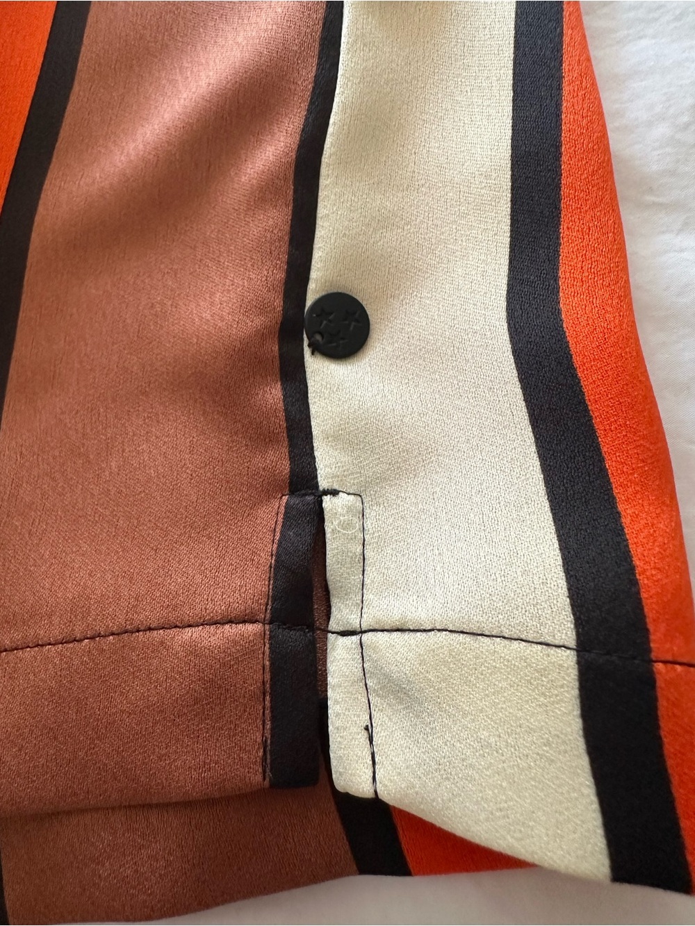 Scotch & Soda V-Neck Dress in Orange, Brown & Cream - Cleveland Browns! - Picture 11 of 15
